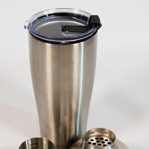 30oz Sic Cocktail Shaker Lid, Stainless Steel Double Wall Vacuum